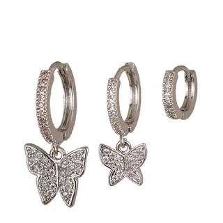 گوشواره زنانه وای اس ایکس مدل AAC641 مجموعه 3 عددی