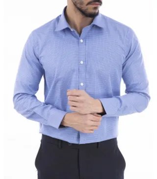 پیراهن آستین بلند مردانه کافه شرت مدل 1104