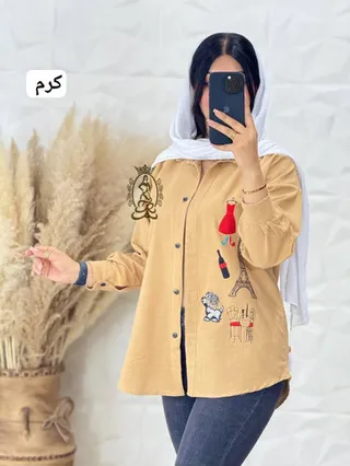 مانتو شومیزی پاریس کد 86779