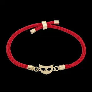 دستبند طلا 18 عیار زنانه لیردا مدل ماسک 6900 thr