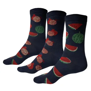 جوراب ساق بلند زنانه هورا مهر مدل یلدا مجموعه ۳ عد...