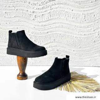 کفش نیم بوت زنانه مدل 00017 - Stradivarius Flat Ankle Boots