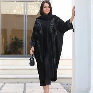 مانتو پانچ مجلسی ققنوس (مخمل شانل)