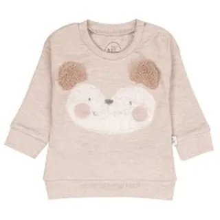 بلوز آستین بلند طرح فندق رنگ کرم ملانژ نیلی Nili