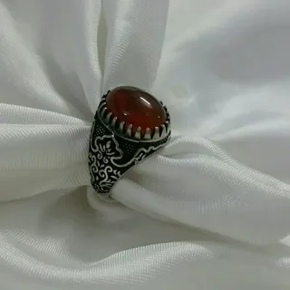 انگشتر مردانه طرح نقره 3