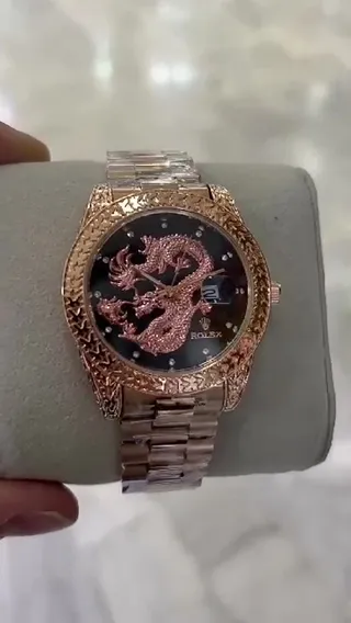 ساعت مچی مردانه بنداستیل رولکس دراگون Rolex Dragon