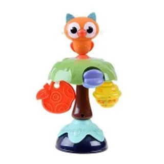 جغجغه صندلی غذا طرح جغد چسبان هولی تویز Hola toys