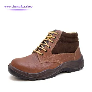 کفش ایمنی تبریز مدل دژ چرم SH106