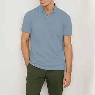 پولوشرت آستین کوتاه مردانه افق مهران مدل کلاسیک کد BI