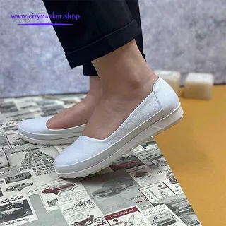 کفش چرم راحتی طبی زنانه مدل w146