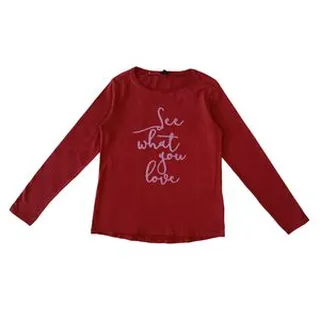 تی شرت آستین بلند دخترانه کیابی مدل ارغوان