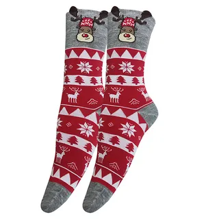 جوراب ساق بلند زنانه تن پوش هنگامه مدل گوزن کد TO1