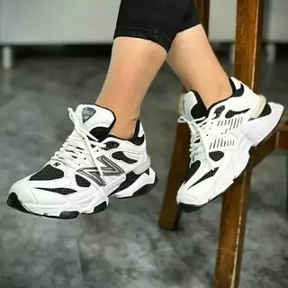 کتونی نیوبالانس 9030 مشکی سفید کرم سبز آبی زنانه دخترانه newbalance کفش نوسه ونس اسپ�رت اسپورت لژدار لژ دار طبی شیک راحتی