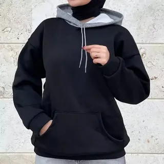 هودی کلاه ملانژ کد 100736