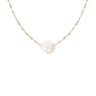 گردنبند طلا توپ مرواریدی