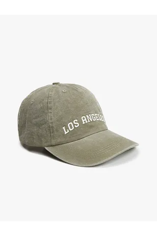 Kotonکلاه کلاه شعار دوزی شسته