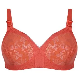 سوتین زنانه پرجامدا مدل 340019528 گیپور رنگ گلبهی