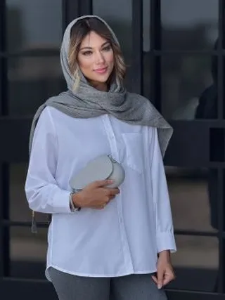شومیز داکرون تولید ایواز کد 19052