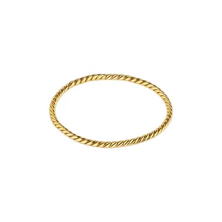 انگشتر طلا 18 عیار زنانه سنجاق مدل پیچی کد R319 سا...