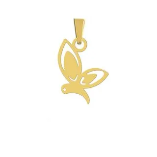 آویز گردنبند هایکا مدل پروانه کد a.h 7