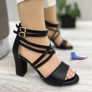 کفش مجلسی پاشنه 8 سانت (39) کفش تابستانی زنانه دخترانه کفش پ�اشنه بلند دخترانه زنانه