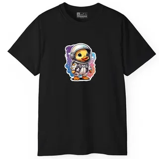 تی شرت آستین کوتاه مردانه پاد آفرین مدل اردک فضانو...