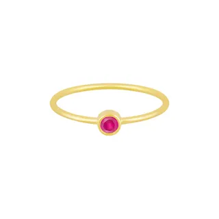 انگشتر طلا 18 عیار زنانه درریس مدل  تک نگین رینگ م...