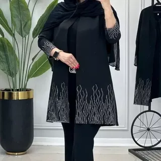 مانتو کتی سایز بزرگ تا 56 مانتو زنانه مانتو کتی