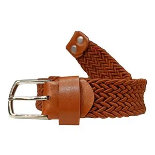 کمربند زنانه مدل بافت کنفی رنگ شکلاتی