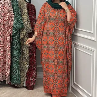 پیراهن فاریا جنس بوگاتی با کیفیت فری سایز تا 50
