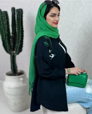 شومیز مانتویی مدل طبیعت کد 69728