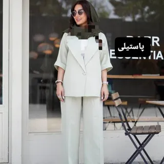 کت وشلوار رابو مجلسی نخی کوک دوزی ترک درجه یک زنانه کد 44207