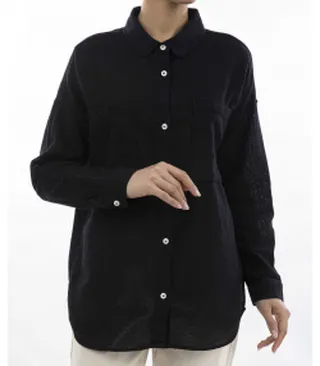 شومیز نخی آستین بلند زنانه برندس مدل K1011