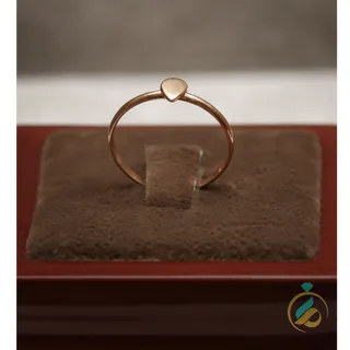 انگشتر مینیمال طلا طرح اشک