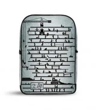 کوله پشتی مخمل مهندسی