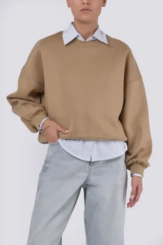 سوئیشرت یقه گرد ساده