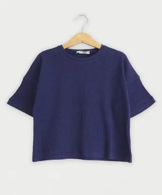 تیشرت آستین کوتاه دخترانه پیانو مدل 10345