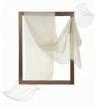 شال حریر زنانه نوولاشال Novella shawl کد 55234