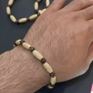 مهره ای دستبند چوبی فروش �فقط عمده حداقل تعداد سفارش 5عدد مناسب برای هدیه و کسب و کار