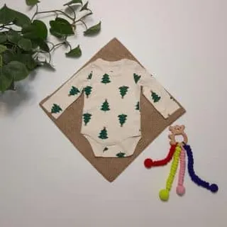 بادی آستین بلند so cute طرح کاج