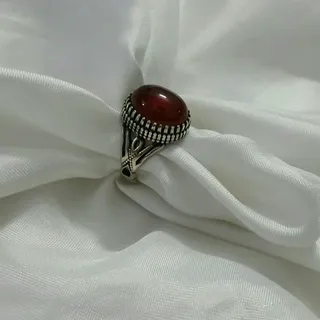 انگشتر مردانه طرح نقره 6