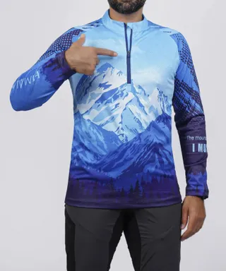 بلوز ورزشی طرح دار هیمالیا Himalaya کد CM11