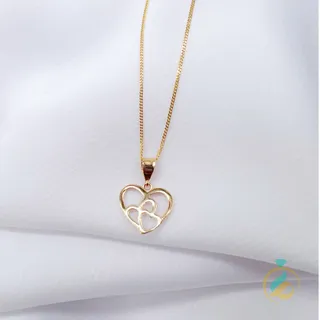 گردنبند طلا قلبی یکتاخواه