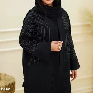 مانتو عبایی قزن دار زنانه مدل کایلین