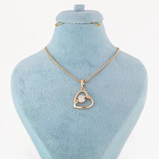گردنبند زنانه ژوپینگ مدل قلب کد AAB622