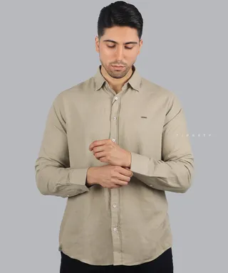 پیراهن لینن و لش مردانه 5326