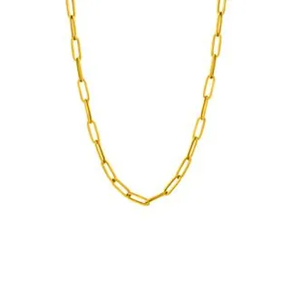 زنجیر هرمس طلا 18 عیار زنانه اقلیمه مدل GT1241