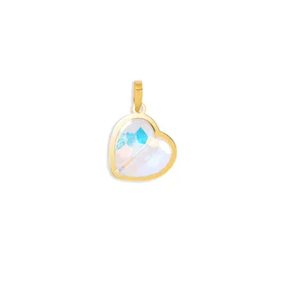 آویز طلا قلب درشت