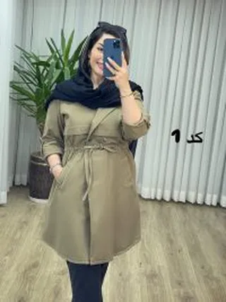 مانتو کتان دانشجویی کد 2182
