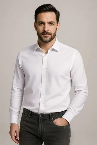 پیراهن آستین بلند راه راه